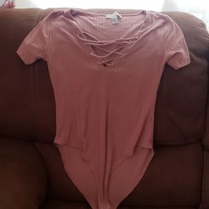 Forever 21 Plus Size Pink Body suit